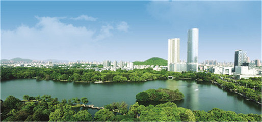 马鞍山城市全景